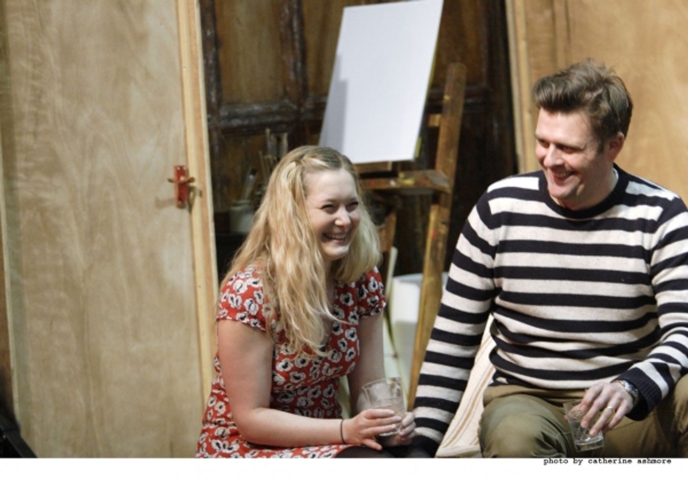 Photo Coverage: HAY FEVER Rehearsal Shots Photo Coverage: HAY FEVER Rehearsal Shots Image