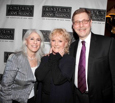 Jamie deRoy, Petula Clark, Barry Kleinbort (Downtown parody lyrics) Photo