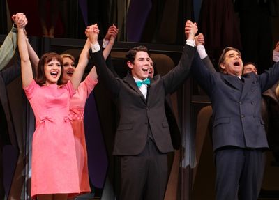Rose Hemingway, Nick Jonas & Beau Bridges Photo