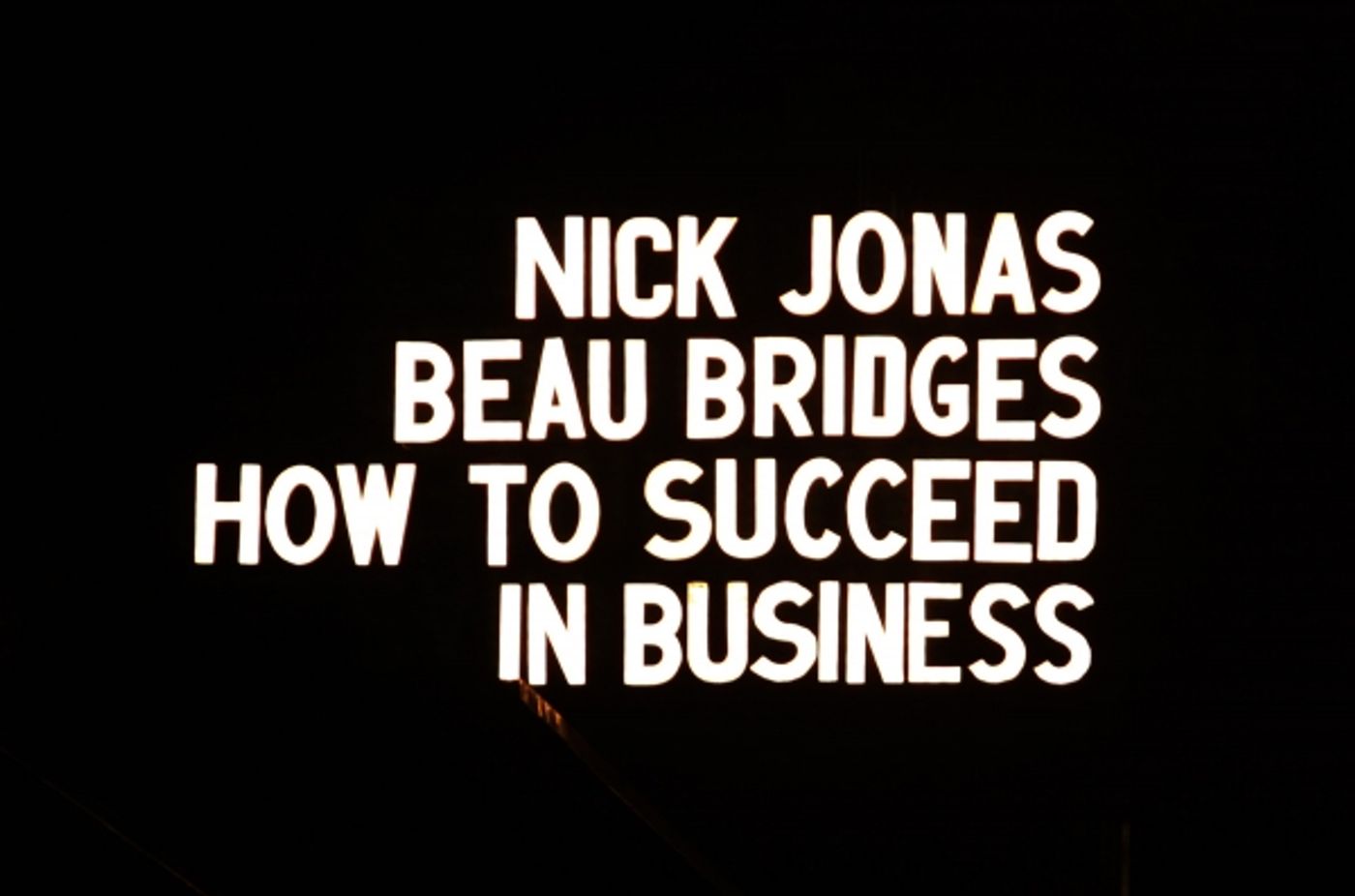 Photo Coverage: Nick Jonas & Michael Urie Take Premiere Bow in HOW TO SUCCEED IN BUSINESS WITHOUT REALLY TRYING!  Image