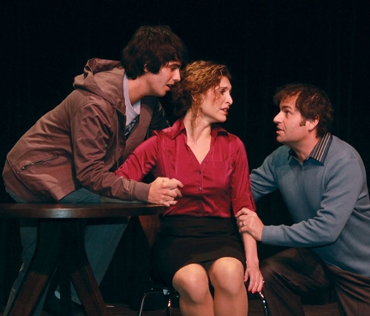 Eddy Rioseco, Mark Sanders and Jodie Langel at 