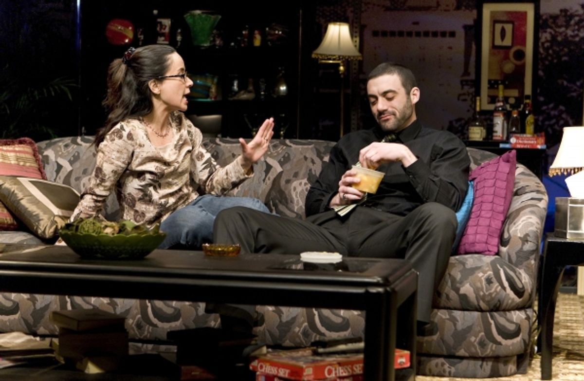 Janeane Garofalo, Morgan Spector at 