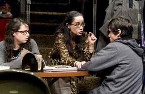 Sarah Steele, Janeane Garofalo, Raviv Ullman @ BroadwayWorld Sarah Steele, Janeane Garofalo, Raviv Ullman Photo