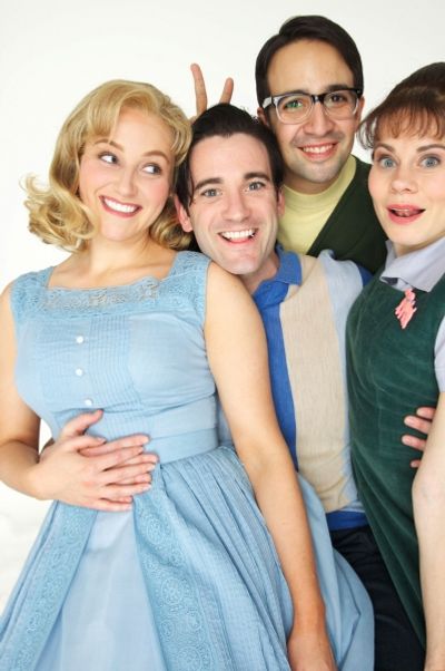 Betsy Wolfe, Colin Donnell, Lin-Manuel Miranda & Betsy Wolfe Photo