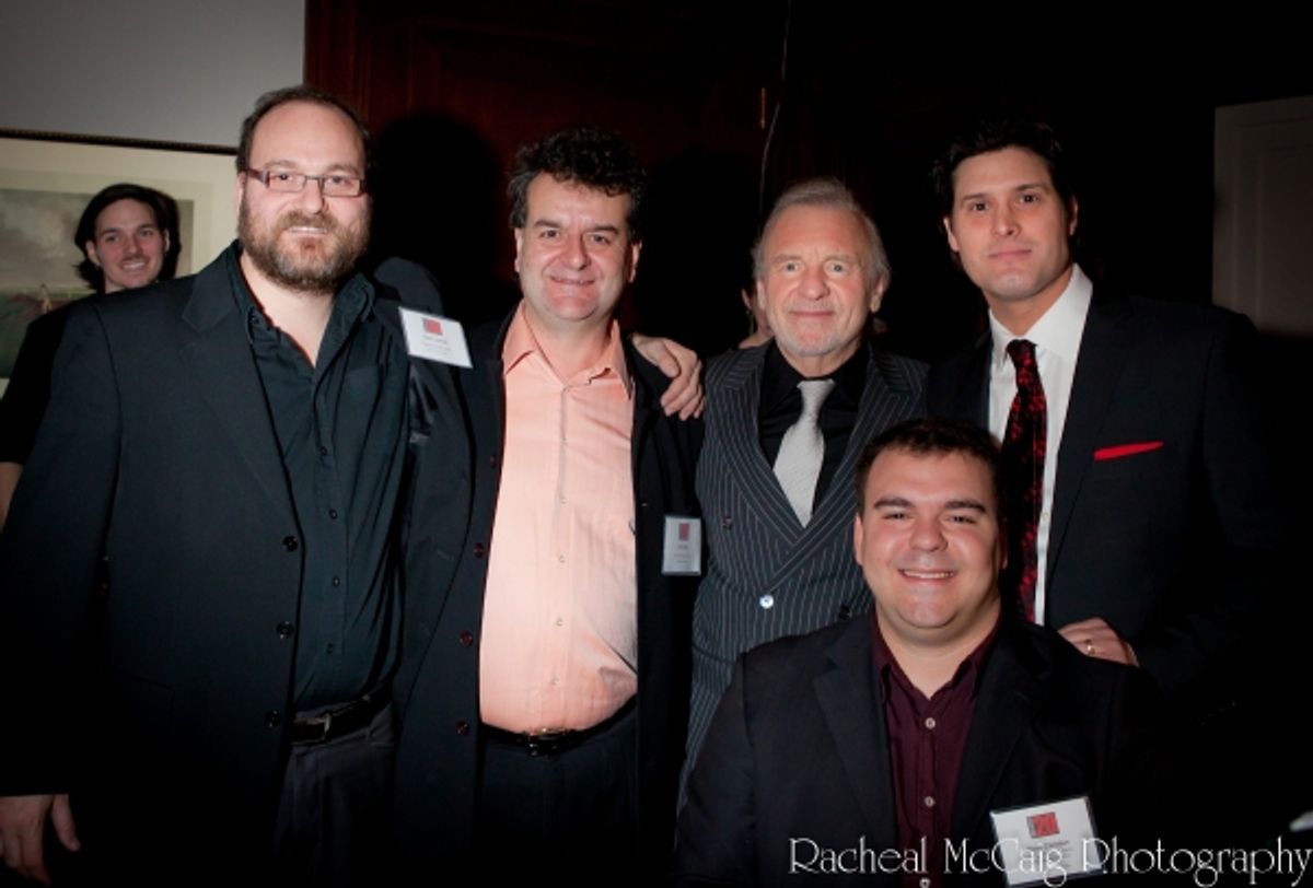Jason Jestadt, Bob Foster, Colm Wilkinson, Adam Brazier and Scott Christian at 