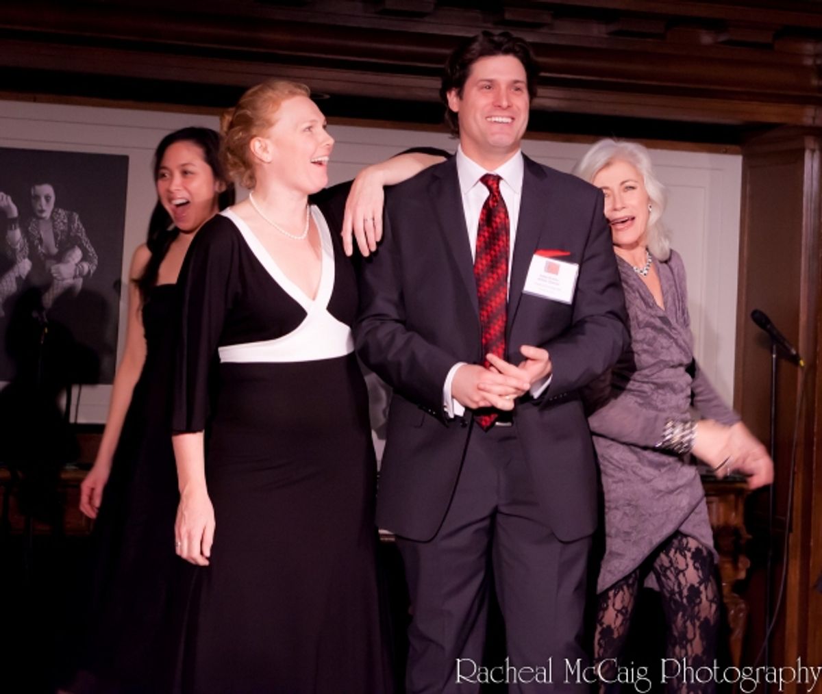 Ma-Anne Dionisio, Tamara Bernier-Evans, Adam Braziera nd Louise Pitre
 at 