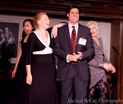 Ma-Anne Dionisio, Tamara Bernier-Evans, Adam Braziera nd Louise Pitre
 Photo