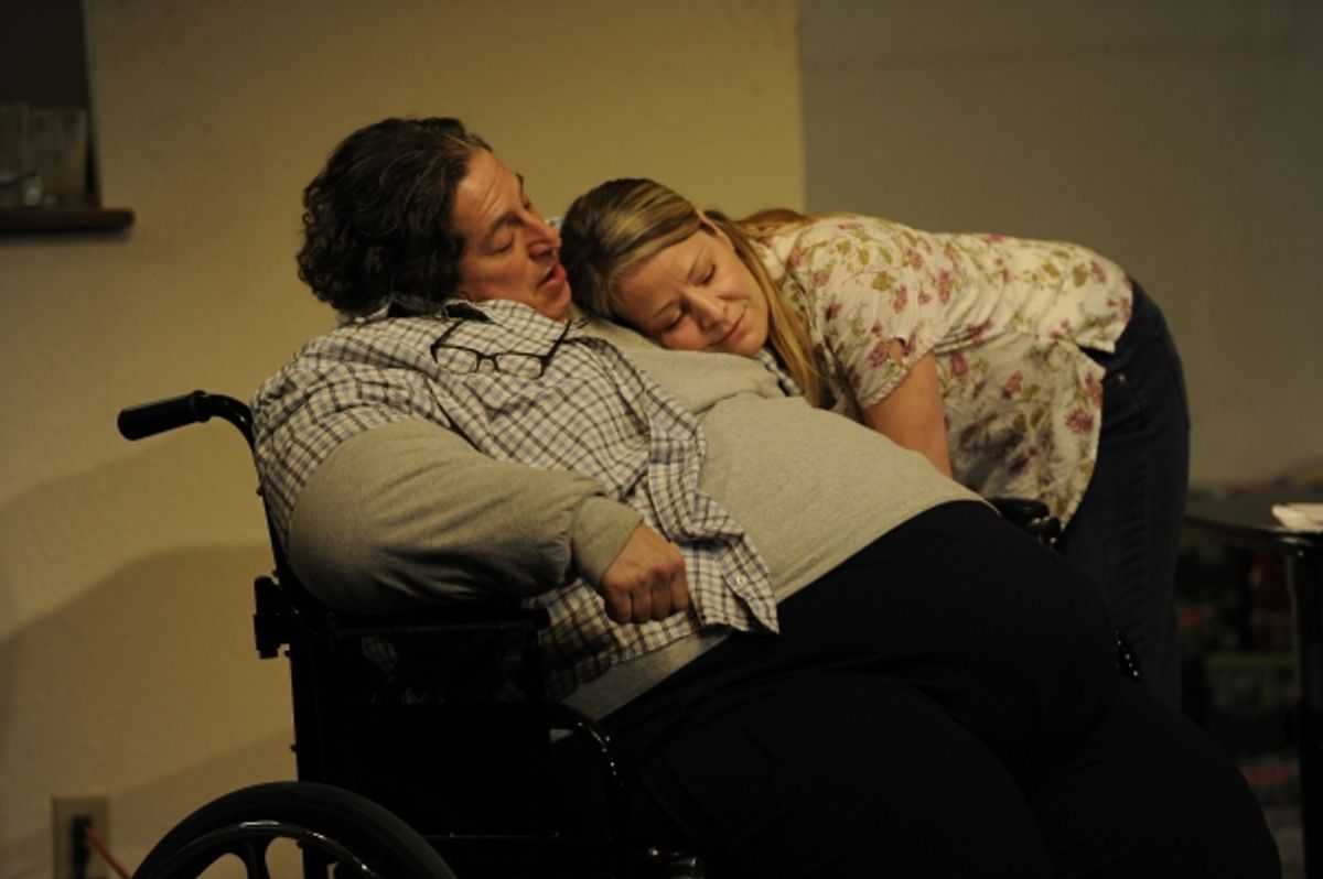 Tom Alan Robbins and Tasha Lawrence at 