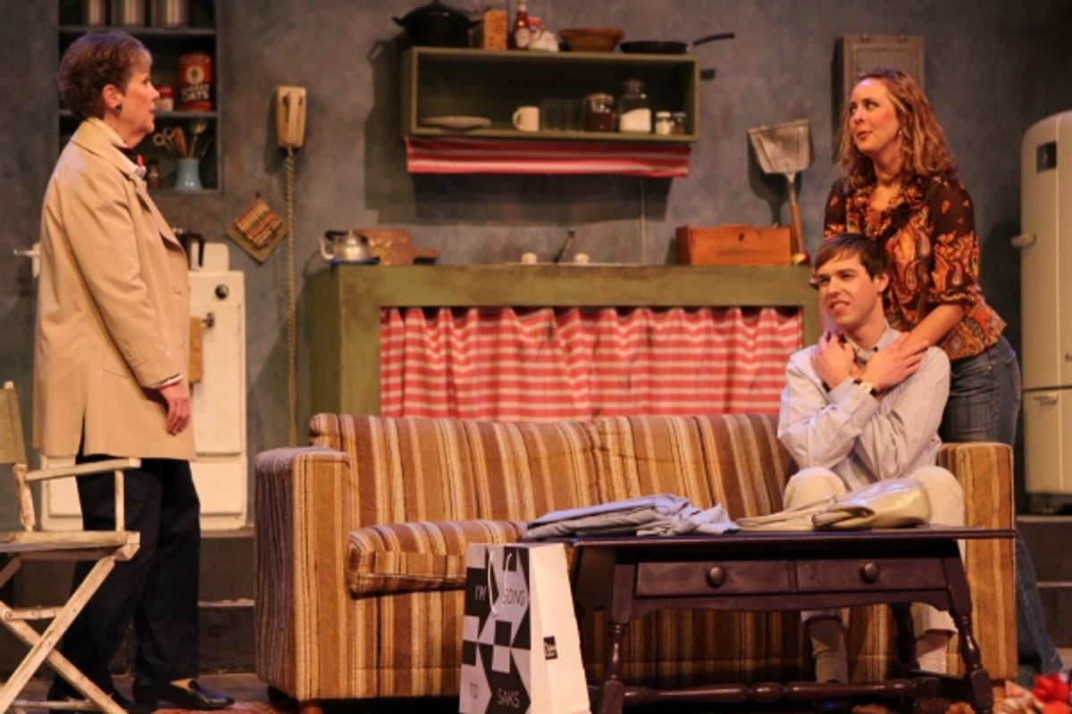 Karen Doyle, Phliena Gilmer and Reid O'Connell (seated) at 