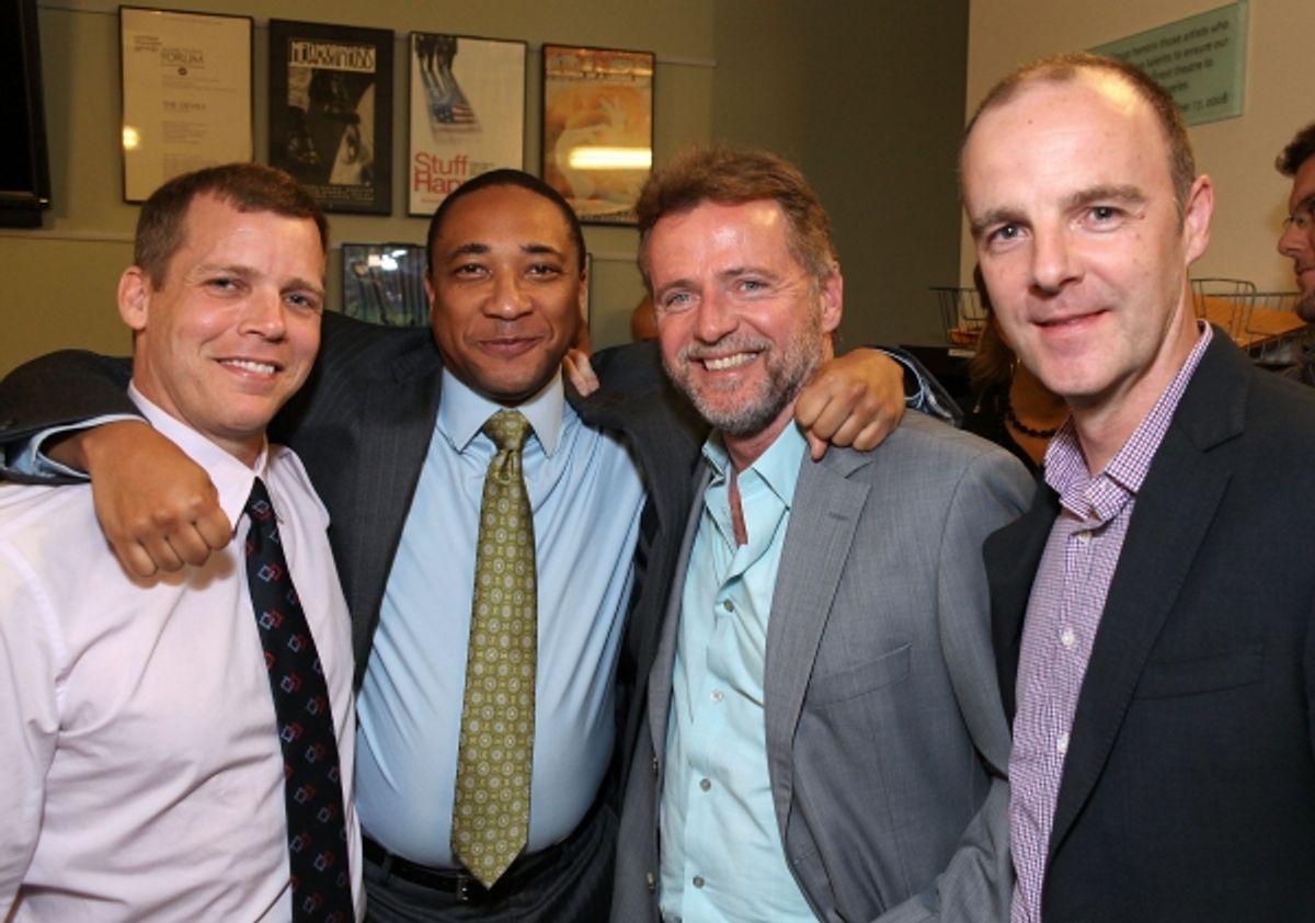 Tim Griffin, cast member Damon Gupton, actor Aidan Quinn and actor Brian F. O'Byrne 
 at 
