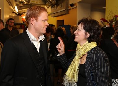  Brendan Griffin and actress Jane Kaczmarek 
 Photo