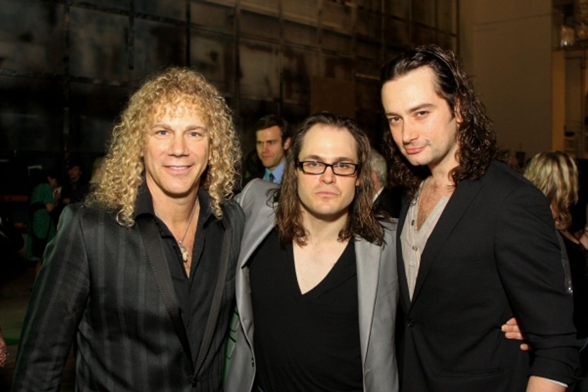David Bryan, Mitchell Jarvis  and Constantine Maroulis   at 