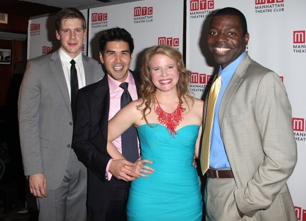 Zachary Spicer, Pun Bandhu, Jessica Dickey & Chike Johnson. Photos by Walter McBride  Photo