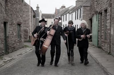 Lone Star Swing Band members Duncan McLean, Iain Tait, Lynda Anderson and Dick Levens Photo