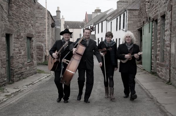 Lone Star Swing Band members Duncan McLean, Iain Tait, Lynda Anderson and Dick Levens Photo