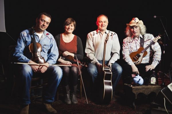 Lone Star Swing Band members Iain Tait, Lynda Anderson, Duncan McLean and Dick Levens Photo
