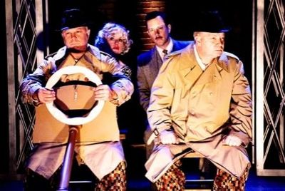 Frank Creasy (Clown One) Steve King (Clown Two) Back - (L to R) K Strong (Pamela) Dan Photo
