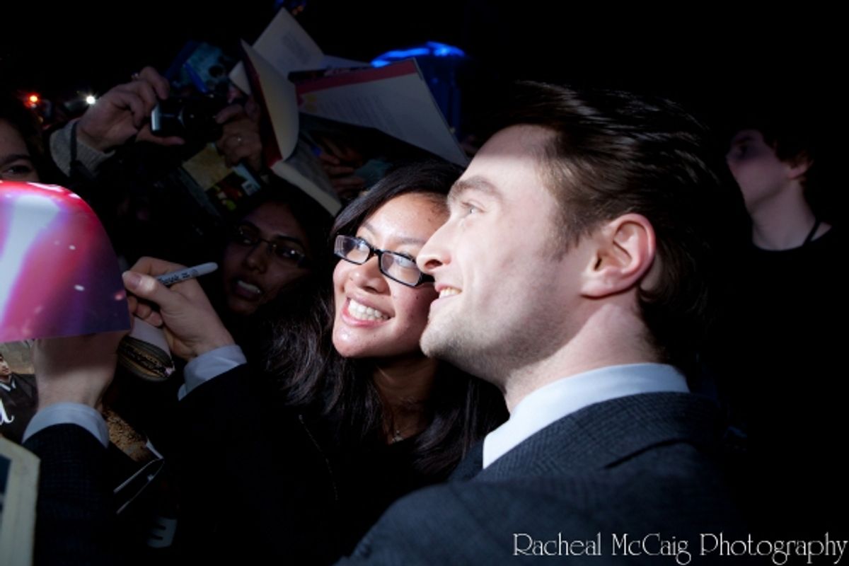Daniel Radcliffe greets his fans at 