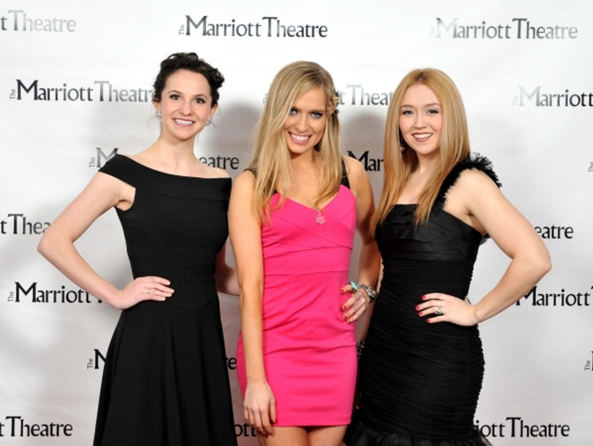 Amanda Tanguay, Leslie Taylor and Laura Savage at 