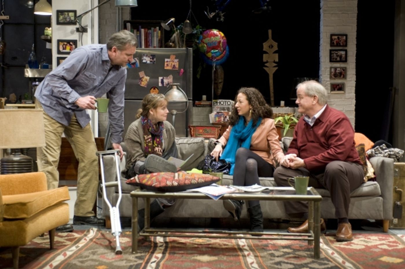 Photo Flash: First Look at Steppenwolf’s TIME STANDS STILL!  Image