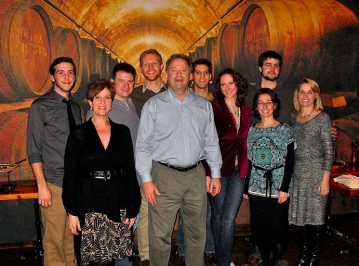 Tim Hache (Light Design), Darlene Zoller (Co-Founder/Artistic Director Playhouse on Park), Sean Harris (Actor, Co-Founder/Artistic Director), Peter James Cook (Director), Bill Lozzi (Restaurant Manager), Rich Hollman (actor), Veronique Hurley(Scenic Charg at 