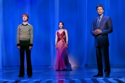 David Turner, Jessie Mueller and Harry Connick Jr.

 Photo