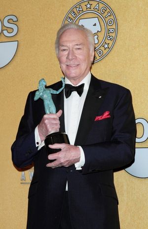 Christopher Plummer pictured at the 18th Annual Screen Actors Guild Awards - Press Room held at the Shrine Auditorium and Exposition Center in Los Angeles, CA on January 29, 2012 © RD / Orchon / Retna Digital @ BroadwayWorld Christopher Plummer pictured at the 18th Annual Screen Actors Guild Awards - Press Ro Photo
