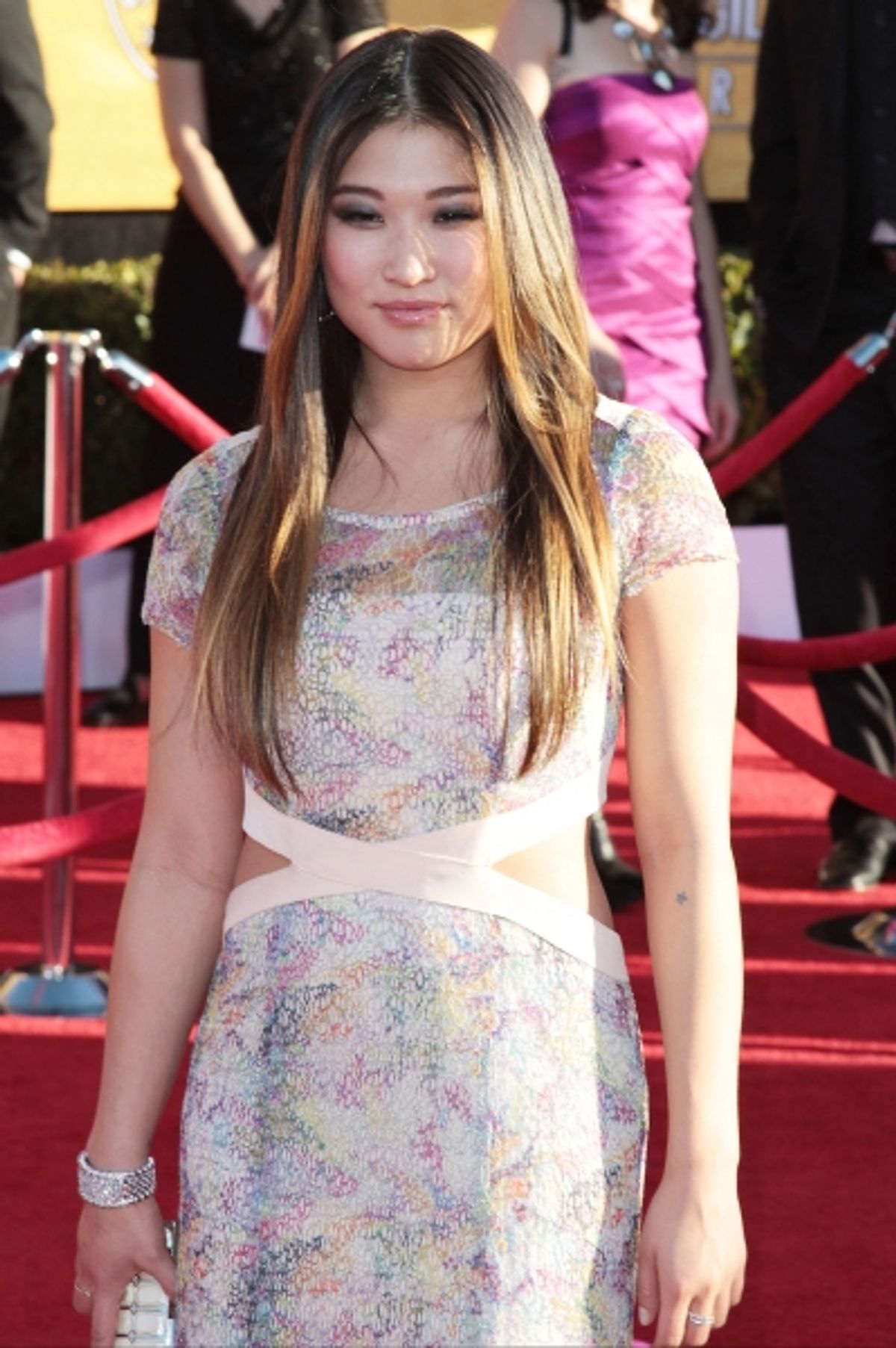Jenna Ushkowitz pictured at the 18th Annual Screen Actors Guild Awards - arrivals held at the Shrine Auditorium and Exposition Center in Los Angeles, CA on January 29, 2012 Ã‚Â© RD / Orchon / Retna Digital at 