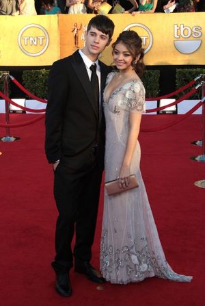  Matt Prokop; Sarah Hyland pictured at the 18th Annual Screen Actors Guild Awards - a Photo