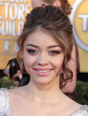 Sarah Hyland pictured at the 18th Annual Screen Actors Guild Awards - arrivals held at the Shrine Auditorium and Exposition Center in Los Angeles, CA on January 29, 2012 © RD / Orchon / Retna Digital @ BroadwayWorld Sarah Hyland pictured at the 18th Annual Screen Actors Guild Awards - arrivals held a Photo