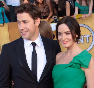 John Krasinski and Emily Blunt
 Photo