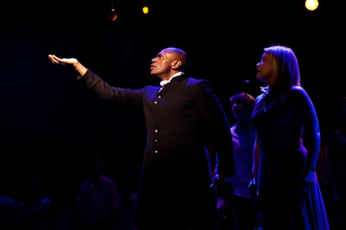Anton Stephans and Louise Dearman at 