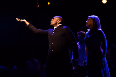 Anton Stephans and Louise Dearman Photo