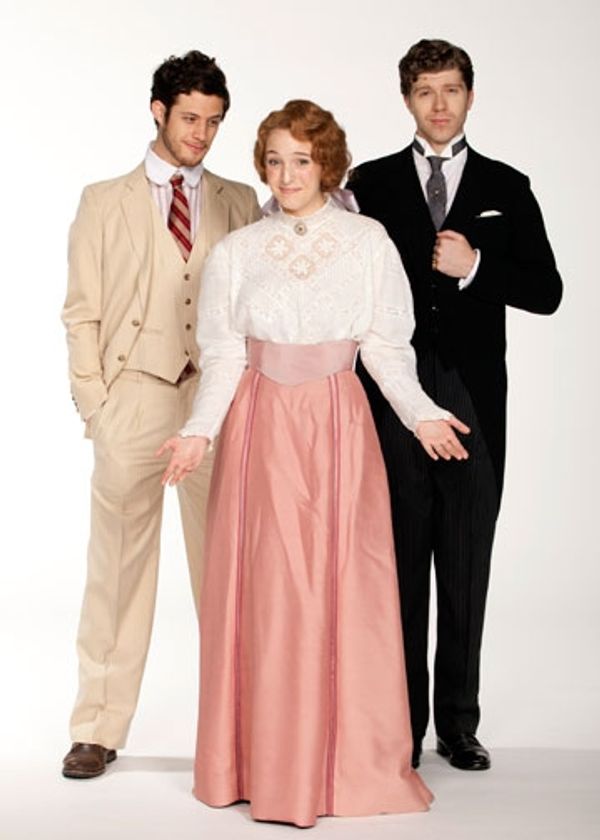 (from left) Kyle Harris stars as George Emerson, Ephie Aardema as Lucy Honeychurch an Photo