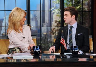 LIVE WITH KELLY - Daniel Radcliffe is Kelly's co-host on LIVE WITH KELLY, 1/31/12, ai Photo