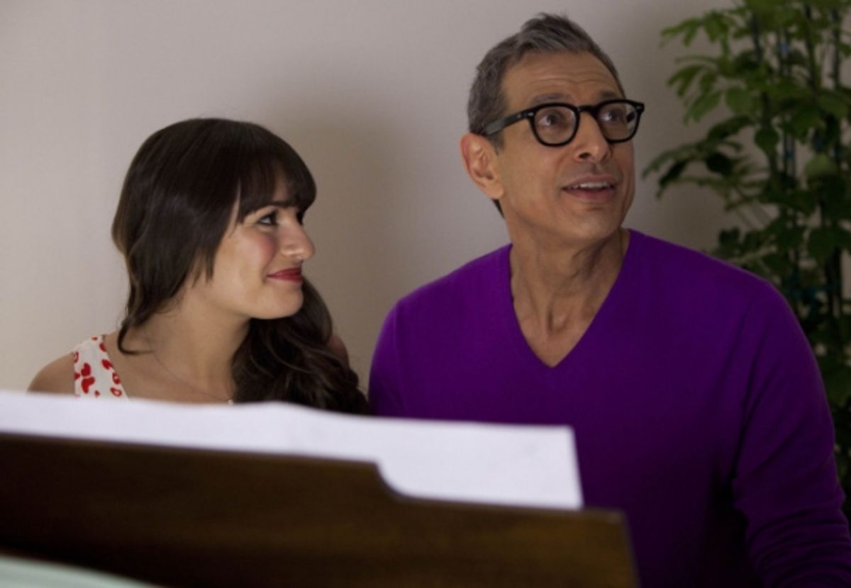 Lea Michele, Jeff Goldblum at 
