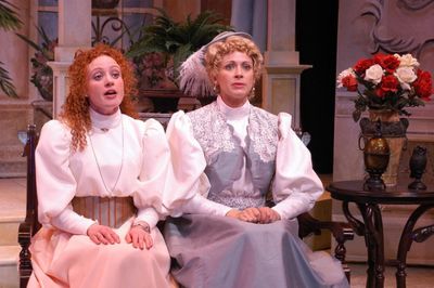 Caitlin Wise (Cecily Cardew) and Kate Berry (Gwendolyn Fairfax) Photo
