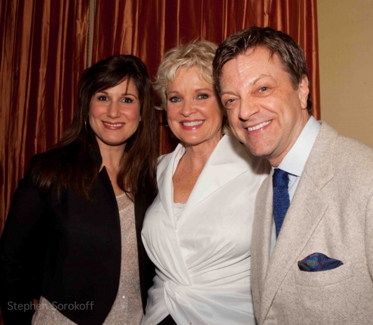 Stephanie J Block, Christine Ebersole, Jim Caruso at 