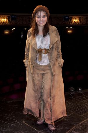 Samantha Barks (Eponine) backstage after the curtain call of LES MISERABLES at the Queen's Theatre, London, Britain - 21 Jun 2010 Photo by Dan Wooller/Rex @ BroadwayWorld Samantha Barks (Eponine) backstage after the curtain call of LES MISERABLES at the Qu Photo
