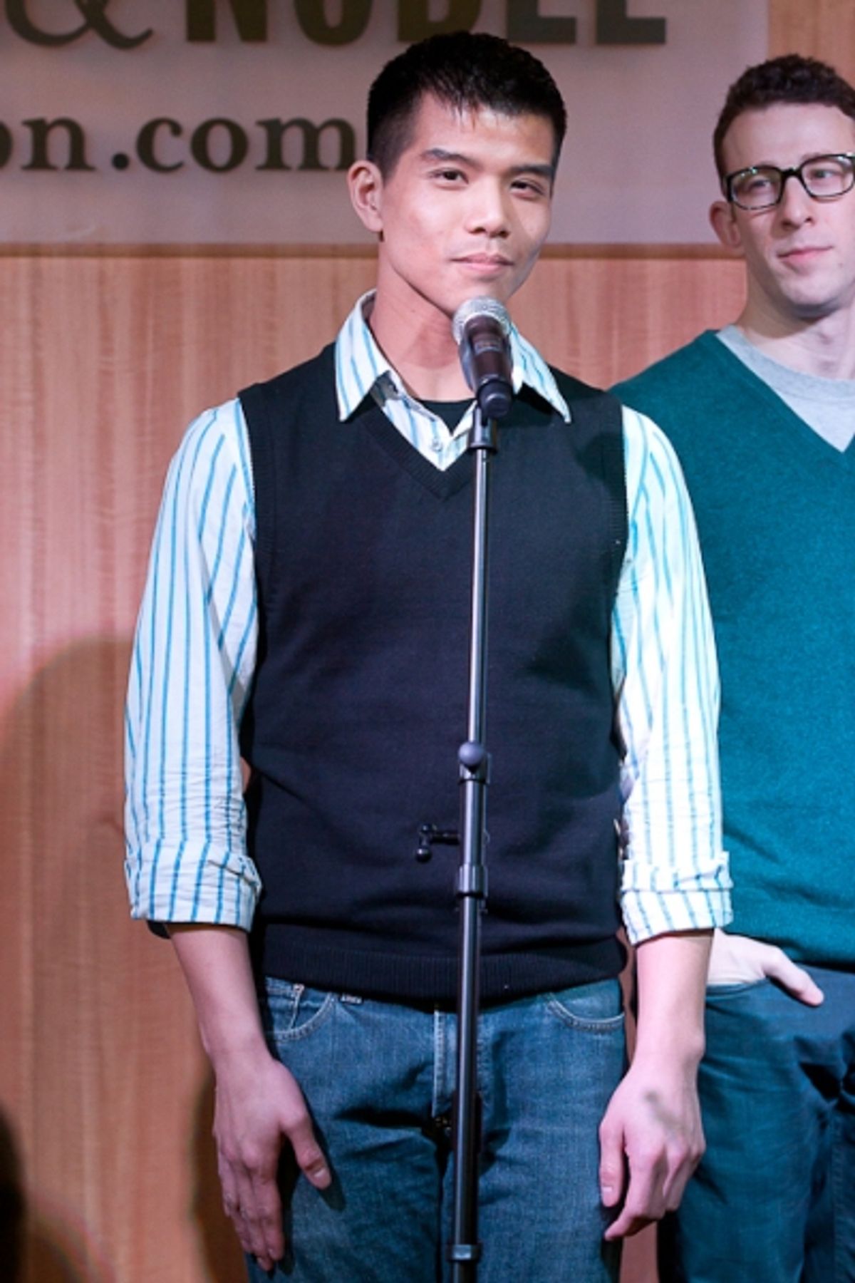 Telly Leung and the cast of Godspell at 