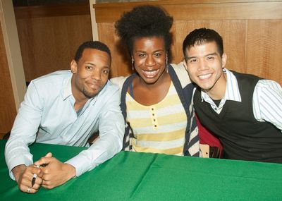 Wallace Smith, Uzo Aduba, and Telly Leung
 Photo