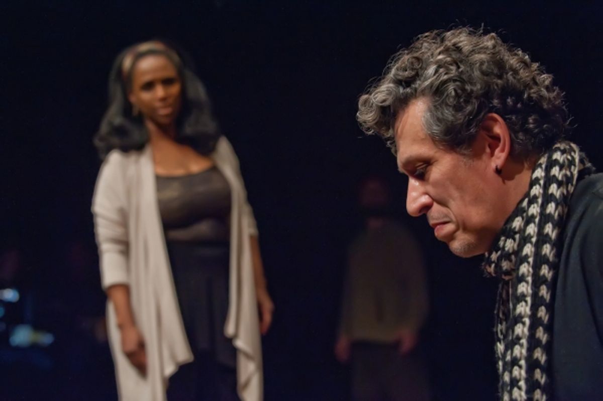 Yolanda Rabun as Aldonza and Randolph Curtis Rand as Don Quixote at 