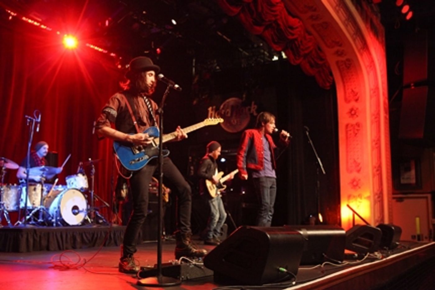 Photo Flash: Cast of SPIDER-MAN Performs on IMUS  Image