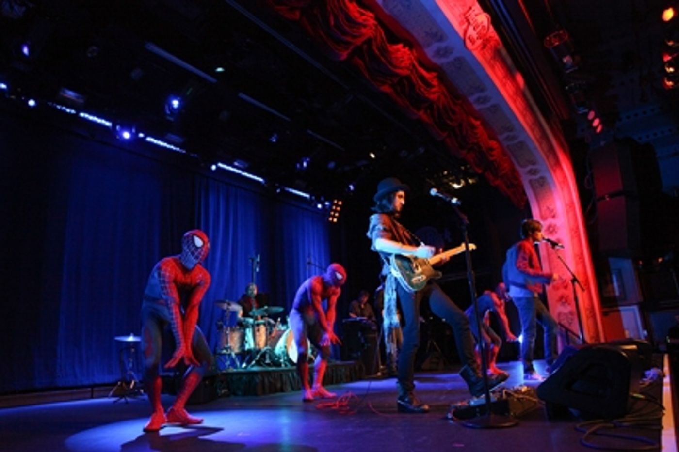 Photo Flash: Cast of SPIDER-MAN Performs on IMUS  Image