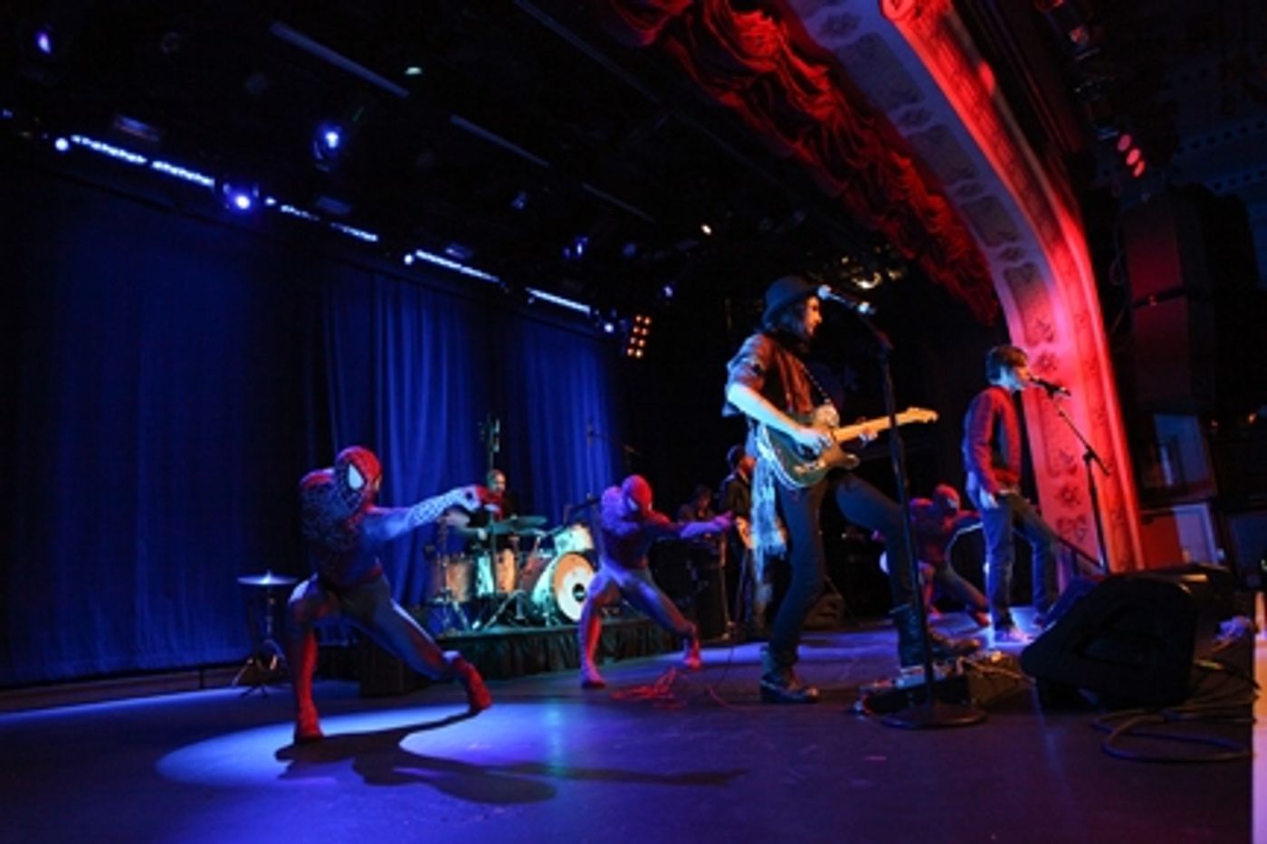 Photo Flash: Cast of SPIDER-MAN Performs on IMUS  Image