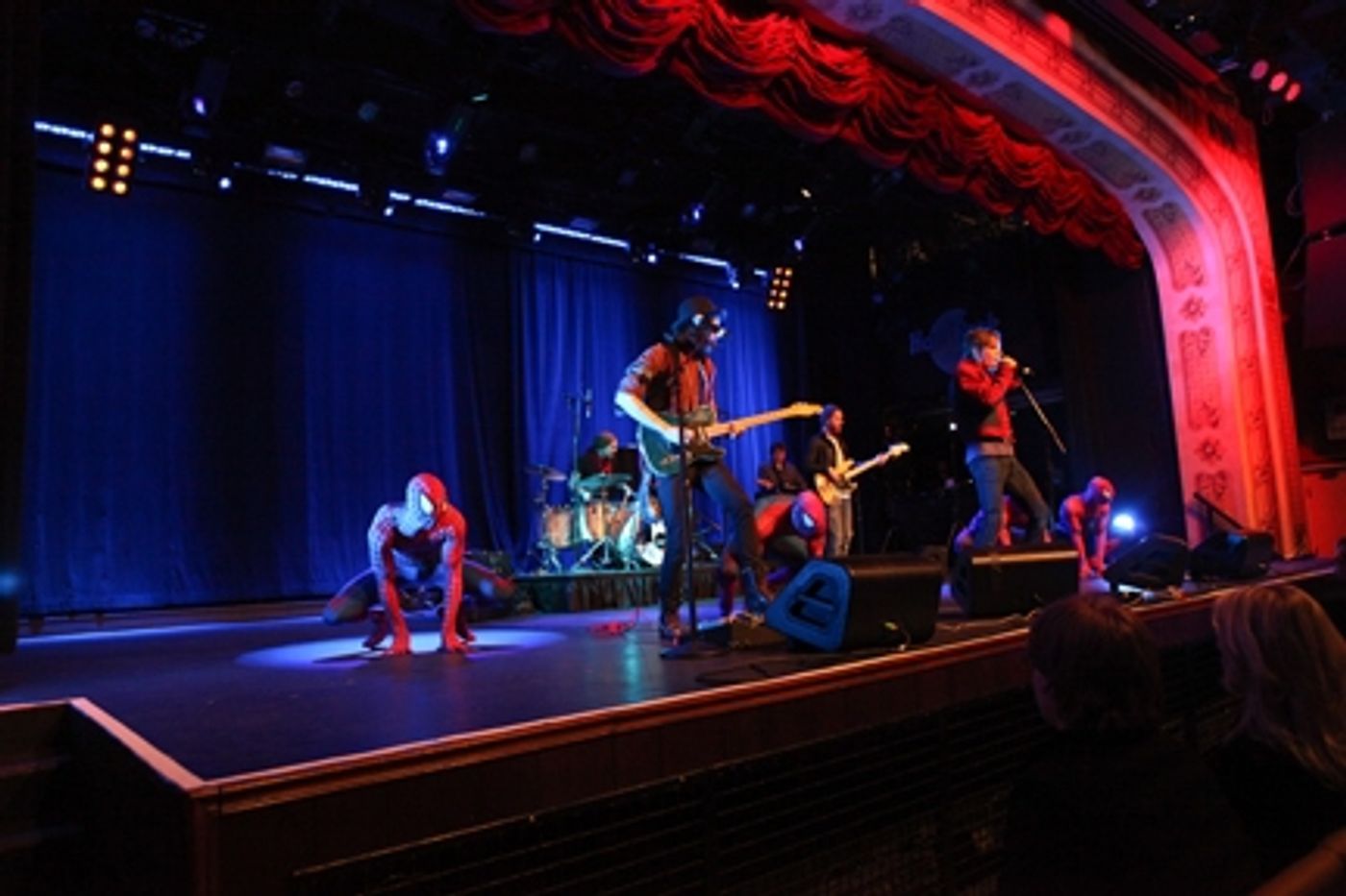 Photo Flash: Cast of SPIDER-MAN Performs on IMUS  Image