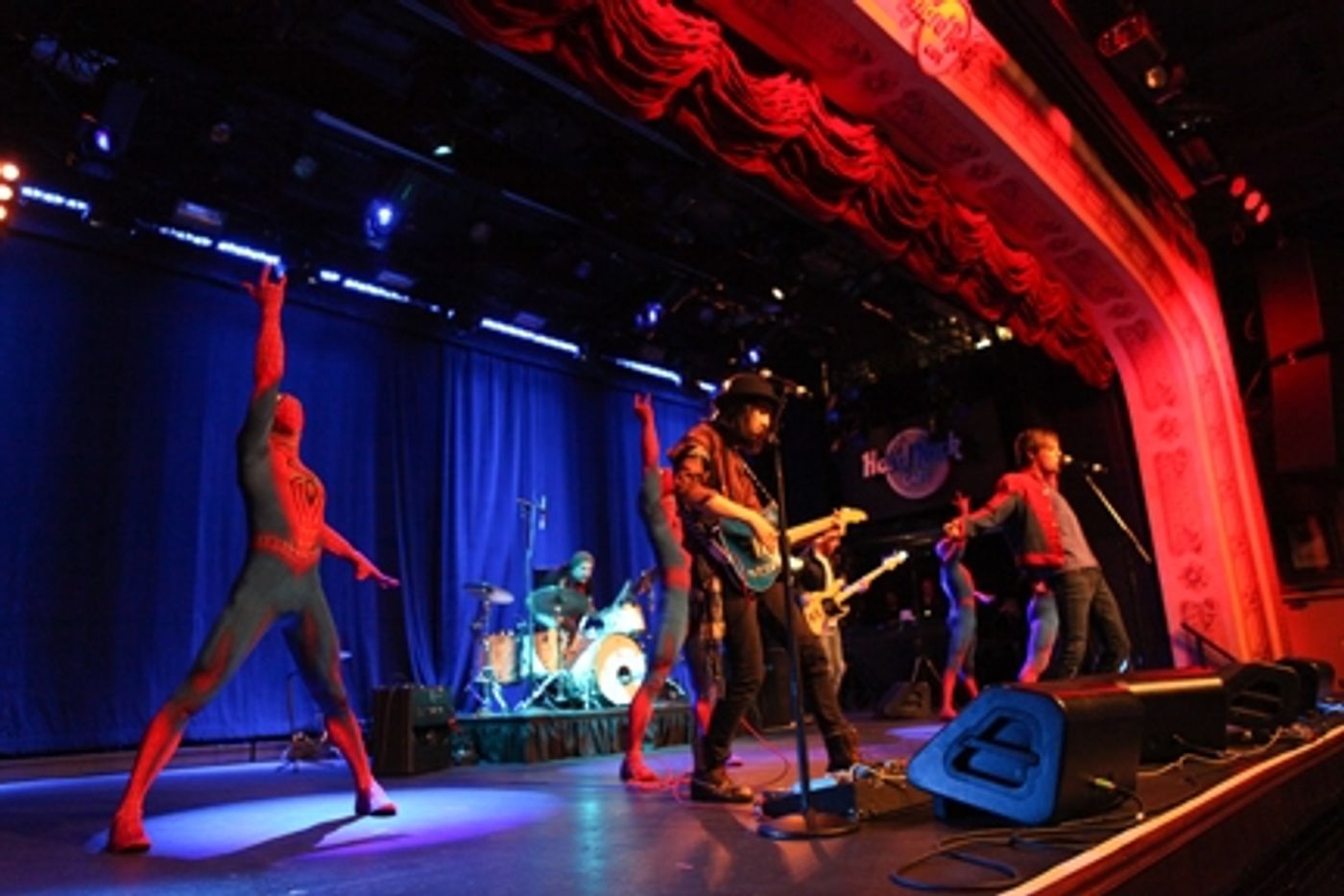 Photo Flash: Cast of SPIDER-MAN Performs on IMUS  Image