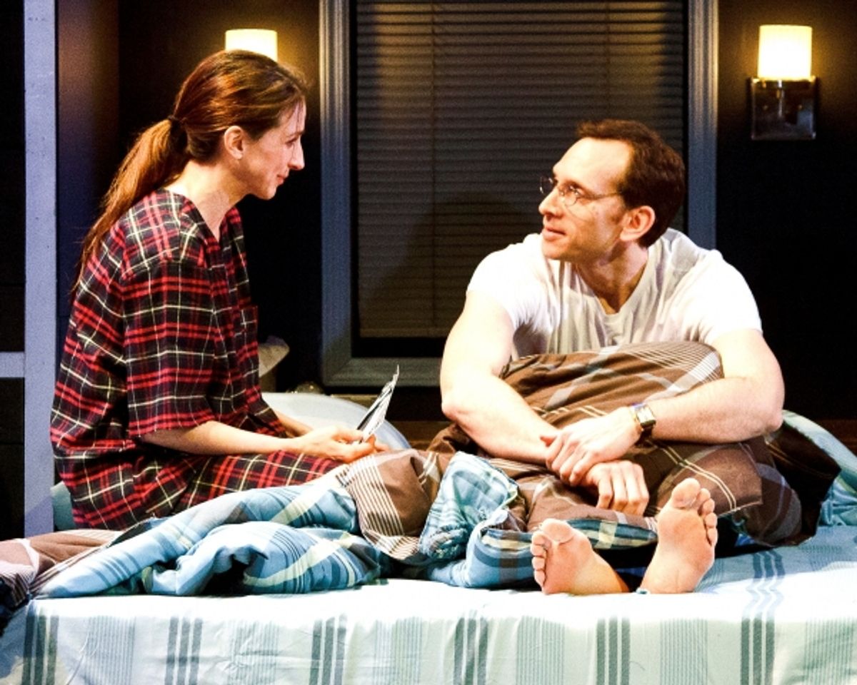 Marin Hinkle and Stephen Kunken at 