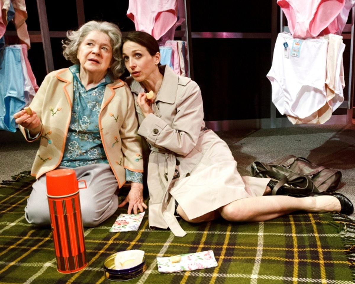 Marylouise Burke and Marin Hinkle at 