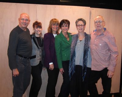 Director Frank Ventura, Meghan Duffy, Eliza Ventura, Colleen Zenk, co-authors Amy Fer Photo